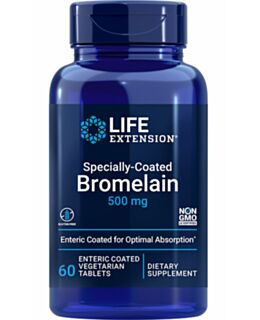 Bromelain with enteric coating