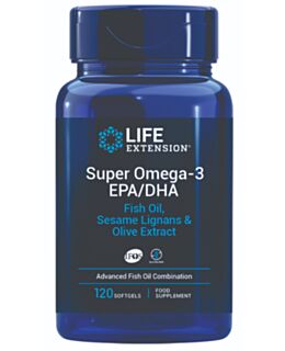 Super Omega-3 EPA/DHA with Sesame Lignans & Olive Extract 120