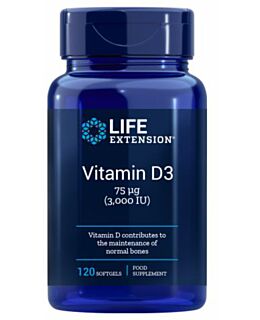 Vitamin D3, 3000 IU